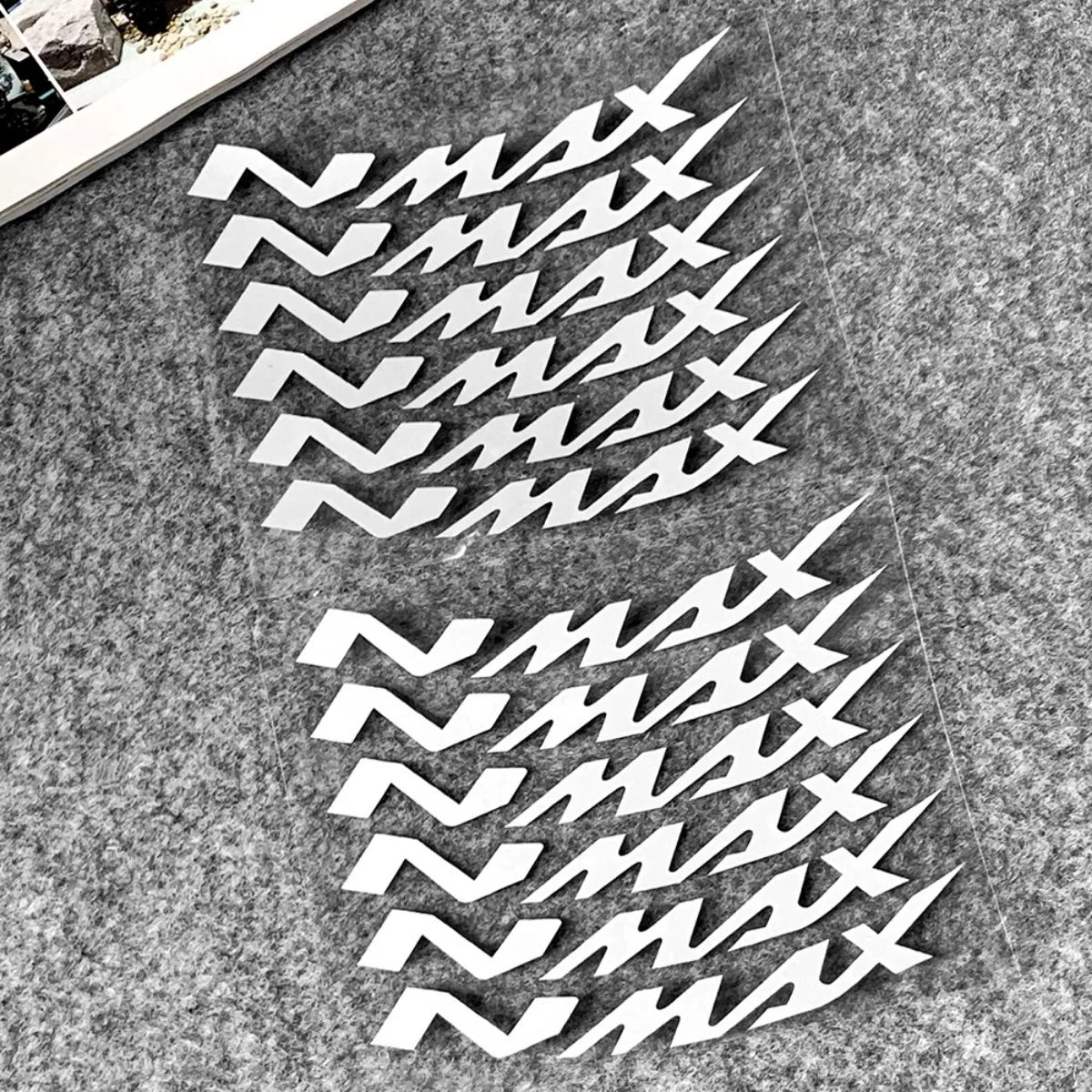 NMAX Motorcycle Wheel Hub Stickers Motor Bike Accessories Scooter Rim Strips Reflective Decal for Yamaha Nmax 125 155 160