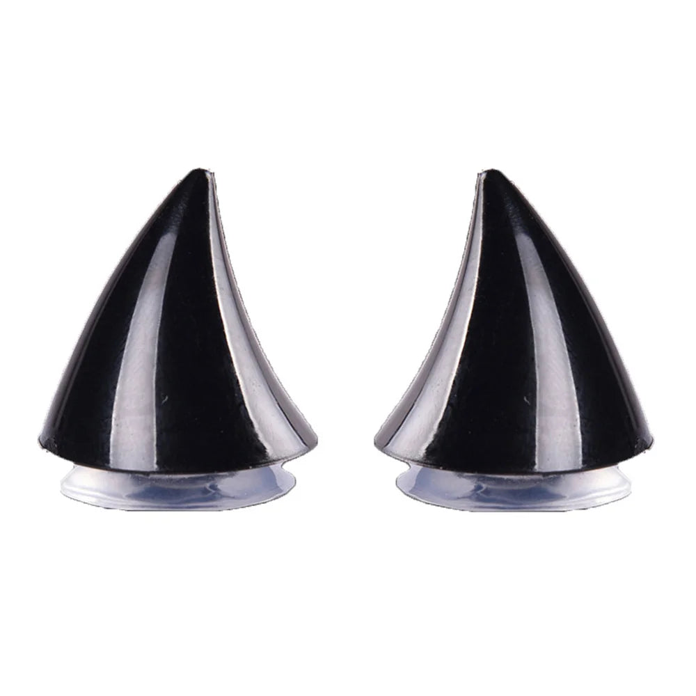 2PCS Motorcycle Helmet Cute Corner Rubber Horn Decoration Motocross Full Face off Road Helmet Decoration Moto Car Accessories