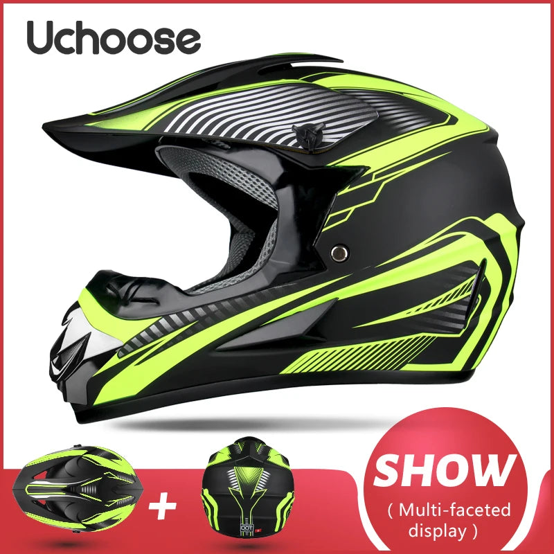 Motorcycle Helmet Shark Motocross Off-Road Helm Children Moto Bike Accessories ATV Capacete De Moto Ike Downhill AM DH