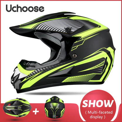 Motorcycle Helmet Shark Motocross Off-Road Helm Children Moto Bike Accessories ATV Capacete De Moto Ike Downhill AM DH