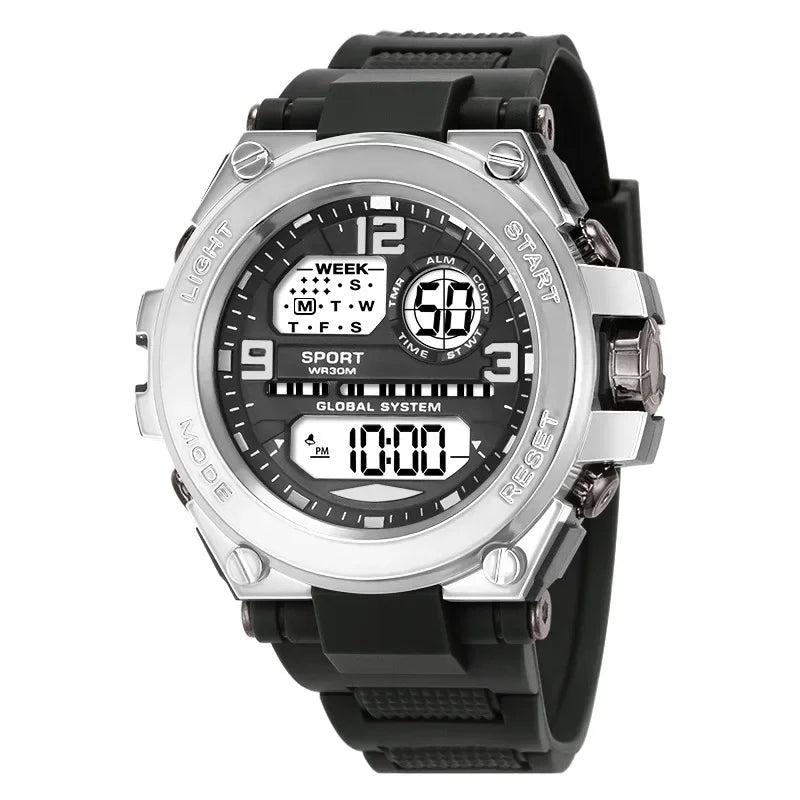 MAYZHISU Top Luxury Electronic Watch for Man Outdoor Men'S Sports Watches Stopwatch Waterproof Calendar Kids Digital Clock Gift