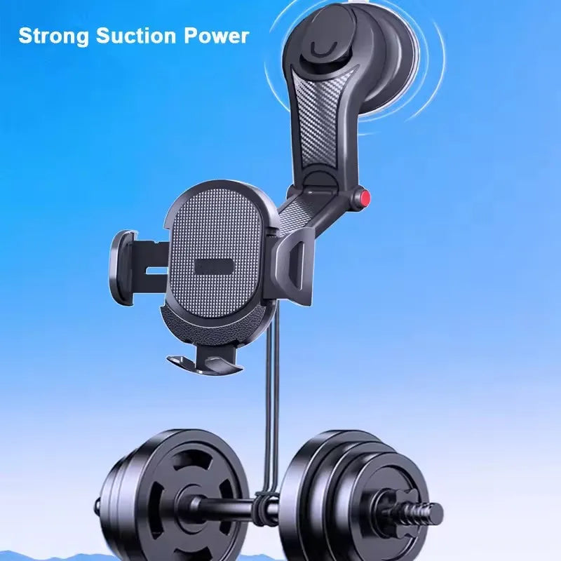 2025 New Universal Sucker Car Phone Holder Windshield Car Dashboard Mobile Cell Support Bracket for Iphone15 14 13 Xiaomi Samsun