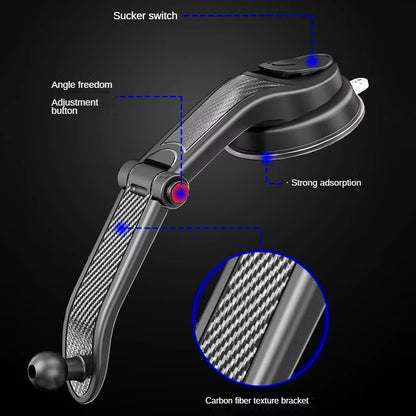 2025 New Universal Sucker Car Phone Holder Windshield Car Dashboard Mobile Cell Support Bracket for Iphone15 14 13 Xiaomi Samsun