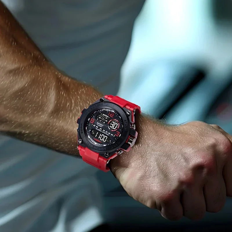 MAYZHISU Top Luxury Electronic Watch for Man Outdoor Men'S Sports Watches Stopwatch Waterproof Calendar Kids Digital Clock Gift