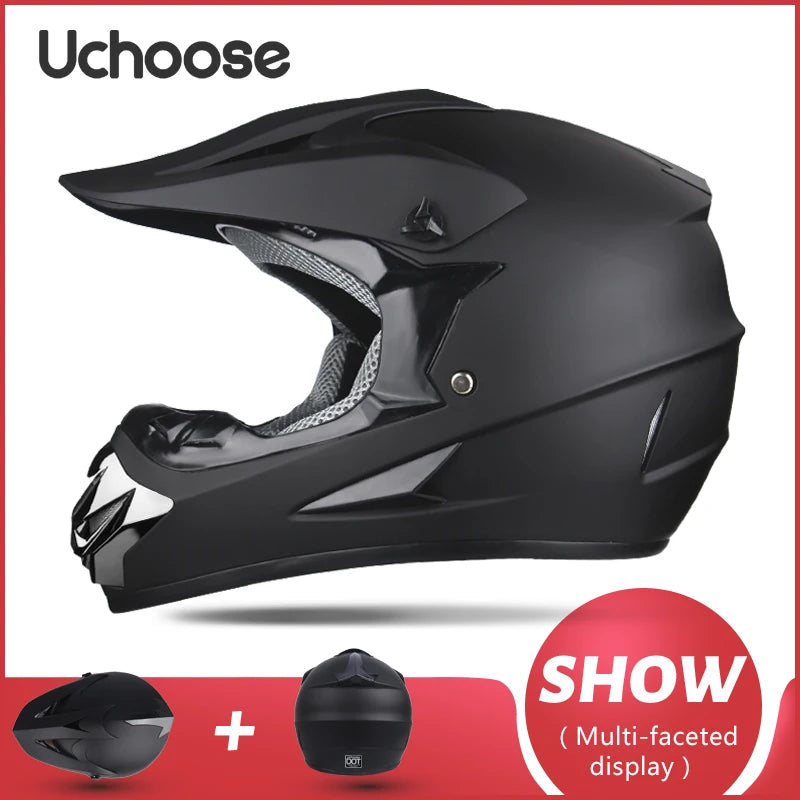 Motorcycle Helmet Shark Motocross Off-Road Helm Children Moto Bike Accessories ATV Capacete De Moto Ike Downhill AM DH