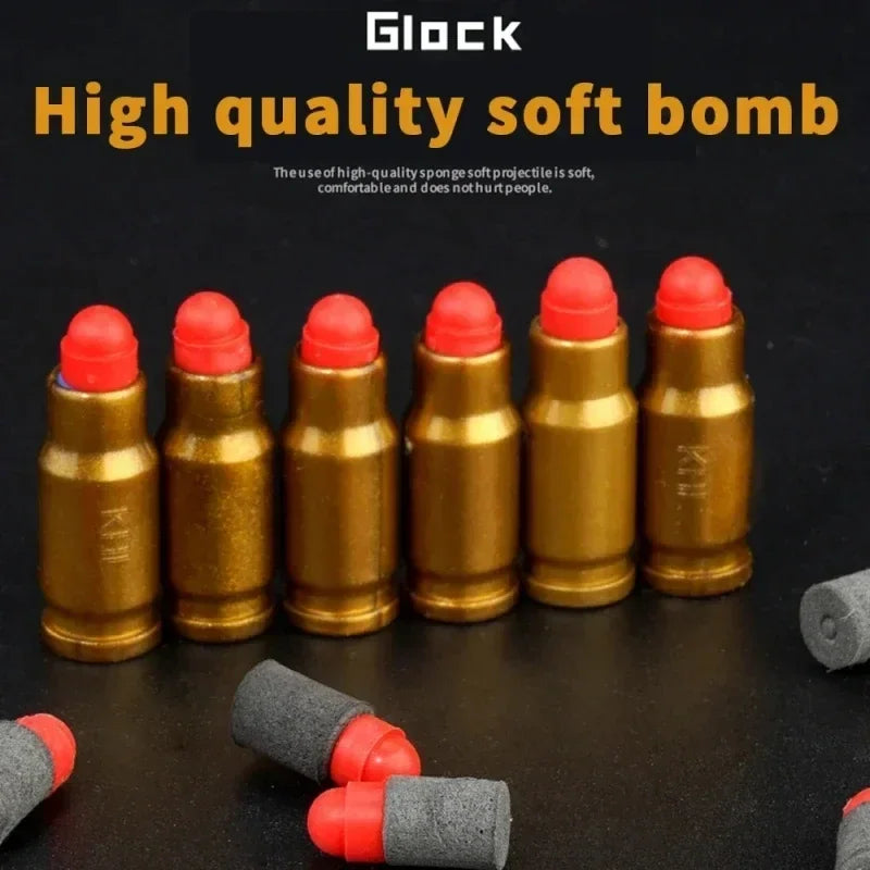 Newest Shell Ejecting Airsoft Pistol Soft Bullet Toy Gun Weapon Children Armas Shoot Outdoor Game Boys Gift
