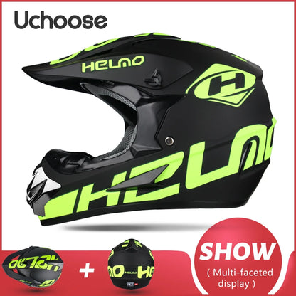 Motorcycle Helmet Shark Motocross Off-Road Helm Children Moto Bike Accessories ATV Capacete De Moto Ike Downhill AM DH