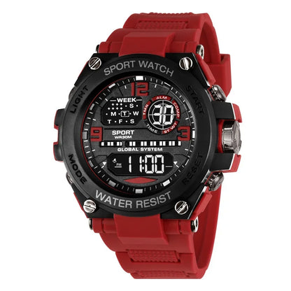 MAYZHISU Top Luxury Electronic Watch for Man Outdoor Men'S Sports Watches Stopwatch Waterproof Calendar Kids Digital Clock Gift