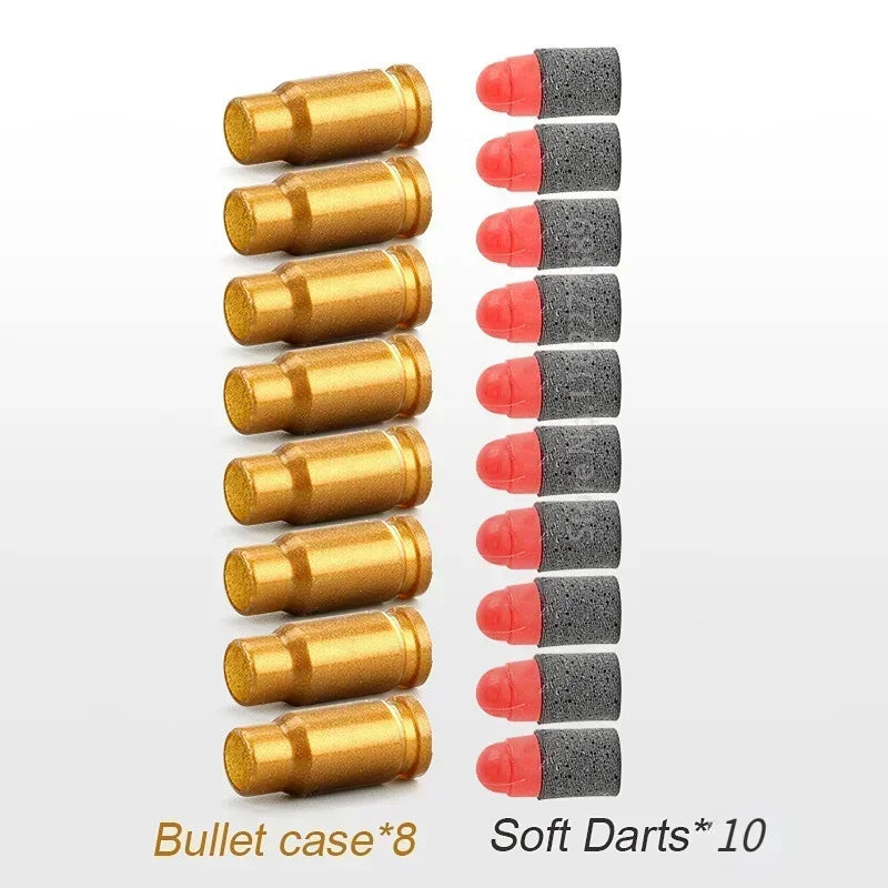 Newest Shell Ejecting Airsoft Pistol Soft Bullet Toy Gun Weapon Children Armas Shoot Outdoor Game Boys Gift