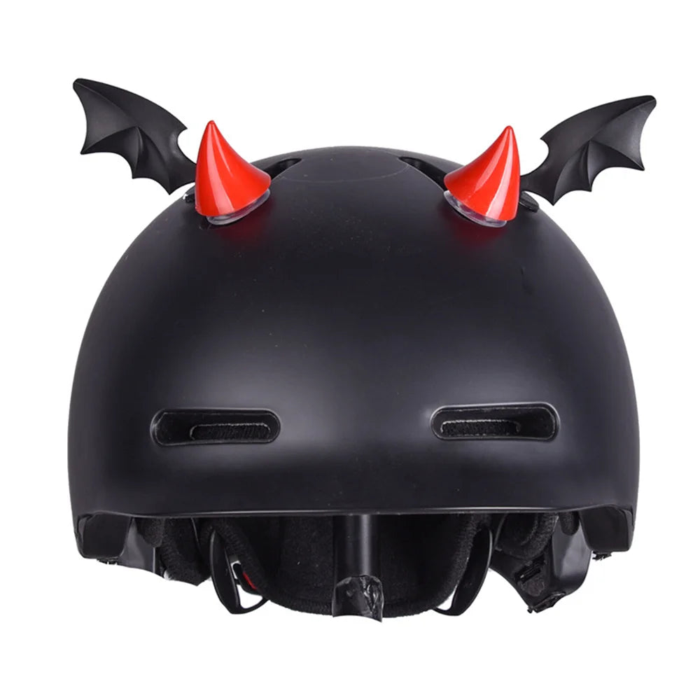 2PCS Motorcycle Helmet Cute Corner Rubber Horn Decoration Motocross Full Face off Road Helmet Decoration Moto Car Accessories
