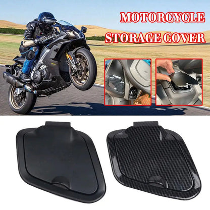 Motorcycle Side Pocket Cover Lid ABS Wear Resistant for Yamaha NMAX125 NMAX155 NMAX V1 V2 2020 - 2024 Accessories