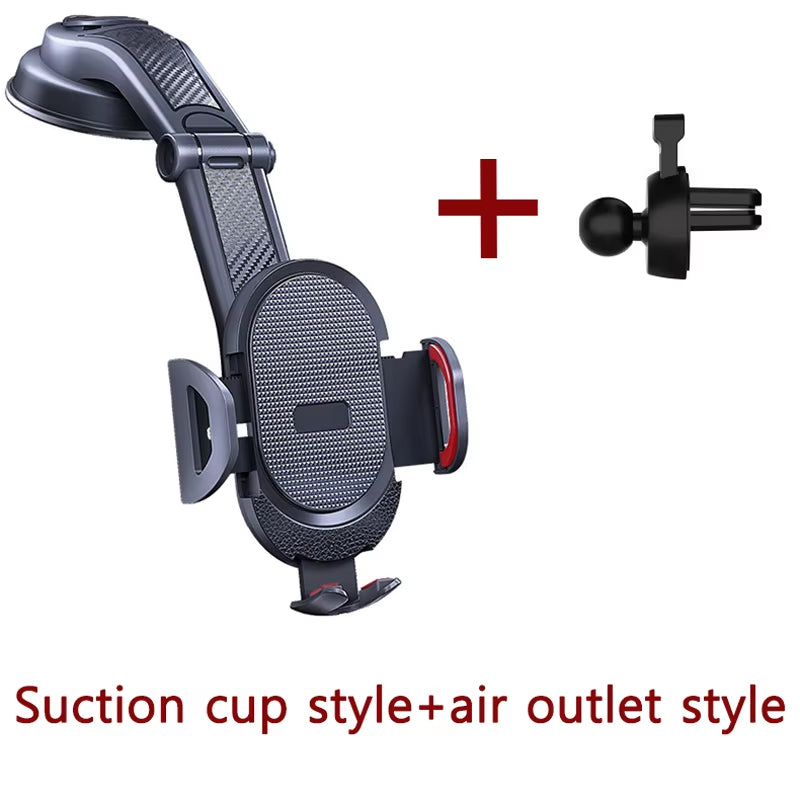 2025 New Universal Sucker Car Phone Holder Windshield Car Dashboard Mobile Cell Support Bracket for Iphone15 14 13 Xiaomi Samsun