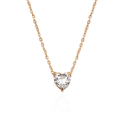 New Double Layer Necklace for Women Imitation Pearl Crystal Heart Pendant Chokers Necklaces Girls Gift Bohemia Cheap Jewelry