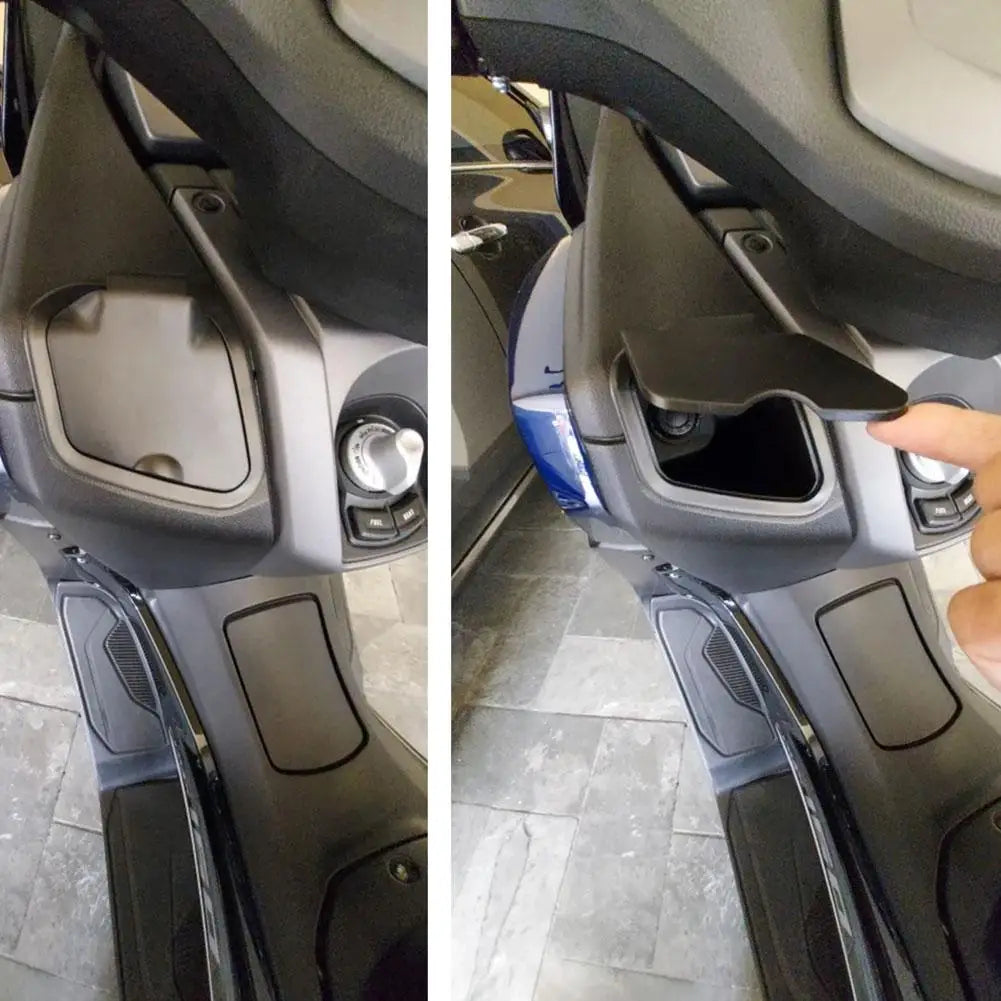 Motorcycle Side Pocket Cover Lid ABS Wear Resistant for Yamaha NMAX125 NMAX155 NMAX V1 V2 2020 - 2024 Accessories