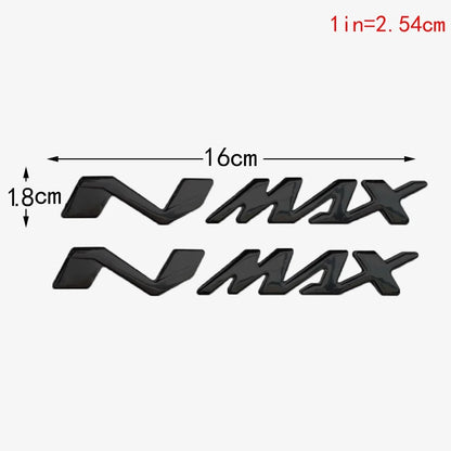 Motorcycle 3D Tank Emblem Stickers N-MAX Logo Decals Applique for Yamaha NMAX N MAX N-MAX 155 250 400 125 Waterproof