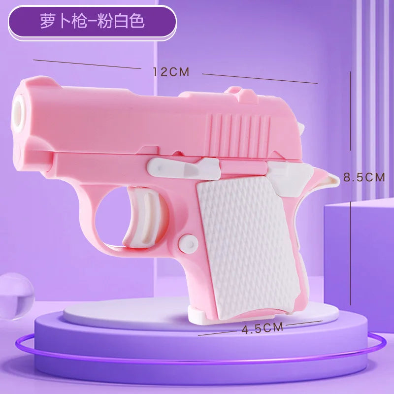 3D Gravity Toy Gun Model Cannot Shoot M1911 Pistol Desert Eagle Empty Load Hang-Up 3D Printing Fidget Toy for Boys Decompression