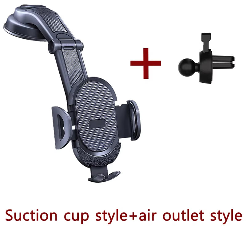 2025 New Universal Sucker Car Phone Holder Windshield Car Dashboard Mobile Cell Support Bracket for Iphone15 14 13 Xiaomi Samsun