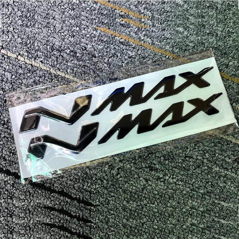 Motorcycle 3D Tank Emblem Stickers N-MAX Logo Decals Applique for Yamaha NMAX N MAX N-MAX 155 250 400 125 Waterproof