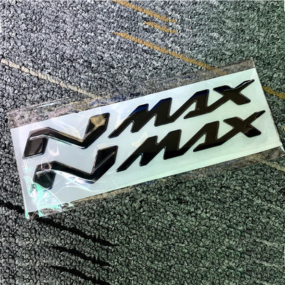 Motorcycle 3D Tank Emblem Stickers N-MAX Logo Decals Applique for Yamaha NMAX N MAX N-MAX 155 250 400 125 Waterproof
