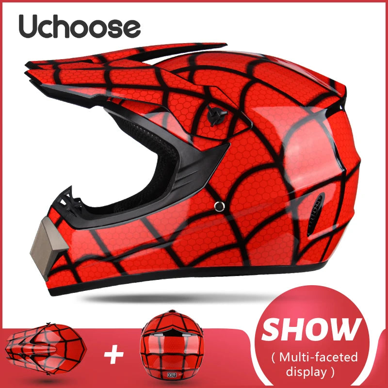 Motorcycle Helmet Shark Motocross Off-Road Helm Children Moto Bike Accessories ATV Capacete De Moto Ike Downhill AM DH