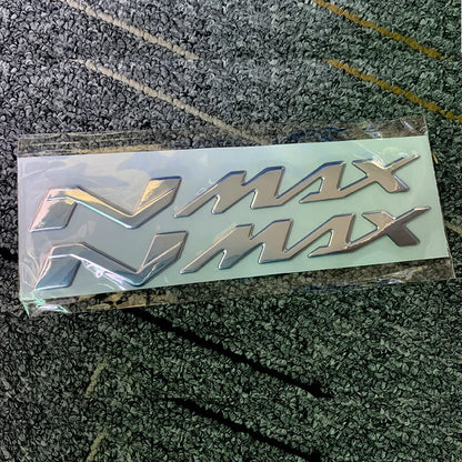 Motorcycle 3D Tank Emblem Stickers N-MAX Logo Decals Applique for Yamaha NMAX N MAX N-MAX 155 250 400 125 Waterproof