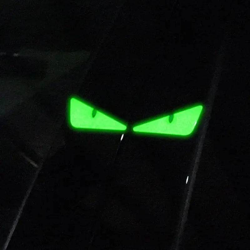 3D Luminous Vinyl Motorcycle Reflective Sticker Cute Eyes Scooter Windshield Decal Accessories for BMW Honda Yamaha Suzuki Vespa