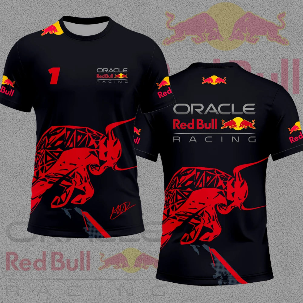 Racing Team Driver 1 Men T-Shirt Summer Short Sleeve Women Tee Shirt 2025 New Casual Sports Children Clothes Tops