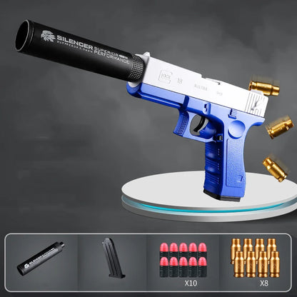 Newest Shell Ejecting Airsoft Pistol Soft Bullet Toy Gun Weapon Children Armas Shoot Outdoor Game Boys Gift