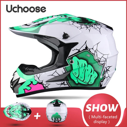 Motorcycle Helmet Shark Motocross Off-Road Helm Children Moto Bike Accessories ATV Capacete De Moto Ike Downhill AM DH
