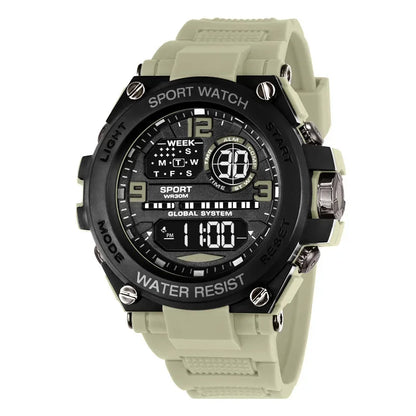 MAYZHISU Top Luxury Electronic Watch for Man Outdoor Men'S Sports Watches Stopwatch Waterproof Calendar Kids Digital Clock Gift