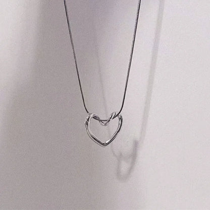 New Double Layer Necklace for Women Imitation Pearl Crystal Heart Pendant Chokers Necklaces Girls Gift Bohemia Cheap Jewelry