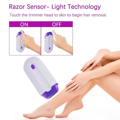 Painless Touch Hair Clipper for Women, Electric Shaver for Face, Leg, Bikini, Hand and Body, Used at Home