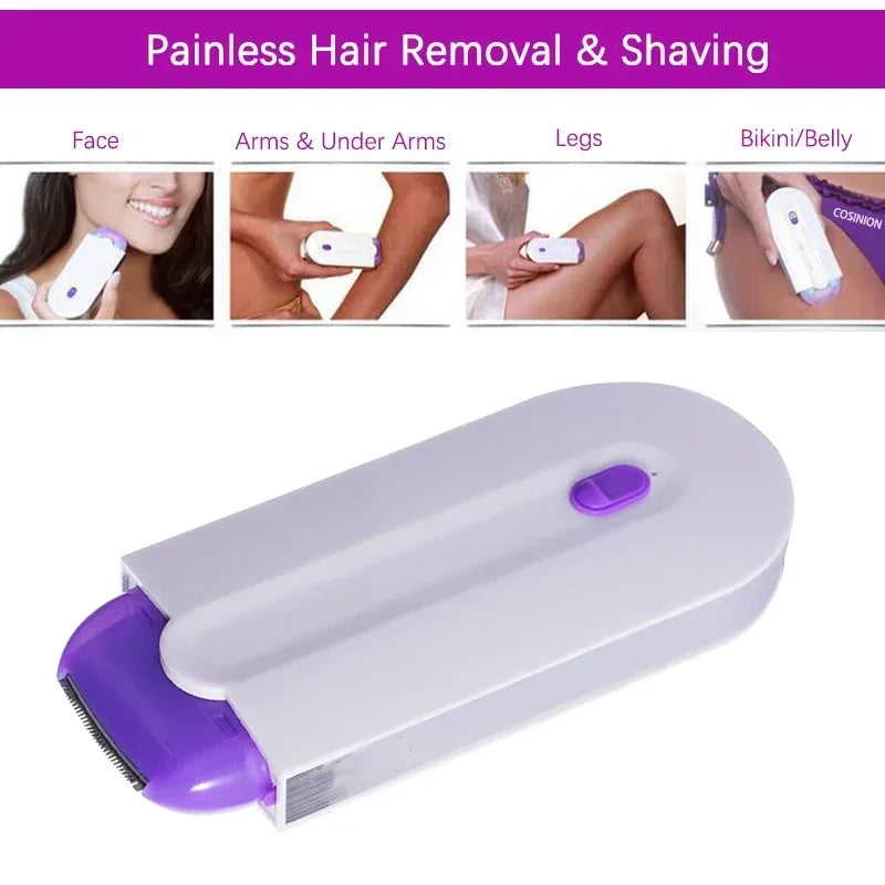 Painless Touch Hair Clipper for Women, Electric Shaver for Face, Leg, Bikini, Hand and Body, Used at Home