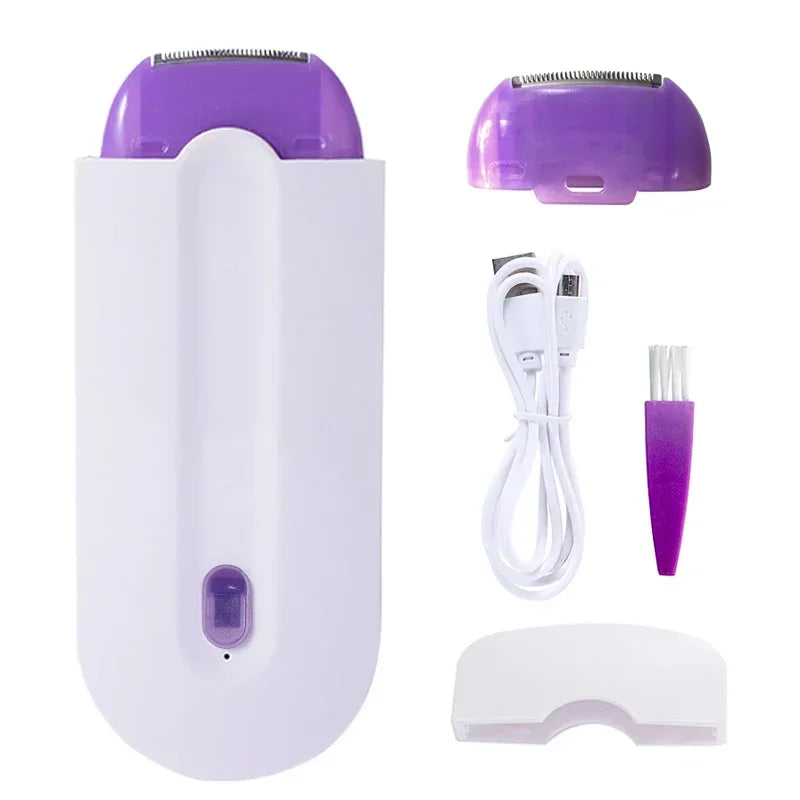 Painless Touch Hair Clipper for Women, Electric Shaver for Face, Leg, Bikini, Hand and Body, Used at Home