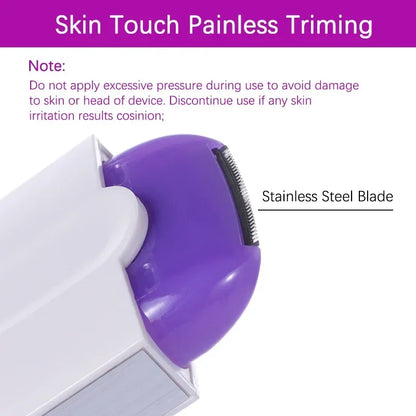 Painless Touch Hair Clipper for Women, Electric Shaver for Face, Leg, Bikini, Hand and Body, Used at Home