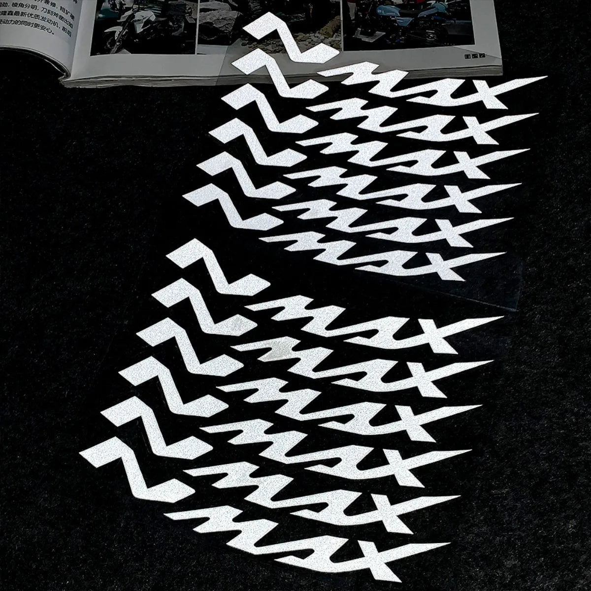 NMAX Motorcycle Wheel Hub Stickers Motor Bike Accessories Scooter Rim Strips Reflective Decal for Yamaha Nmax 125 155 160