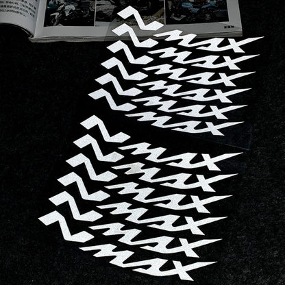NMAX Motorcycle Wheel Hub Stickers Motor Bike Accessories Scooter Rim Strips Reflective Decal for Yamaha Nmax 125 155 160