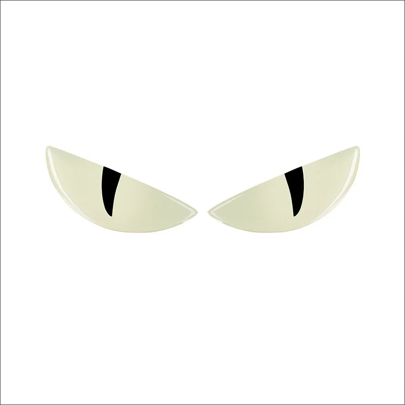 3D Luminous Vinyl Motorcycle Reflective Sticker Cute Eyes Scooter Windshield Decal Accessories for BMW Honda Yamaha Suzuki Vespa