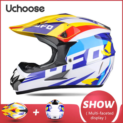 Motorcycle Helmet Shark Motocross Off-Road Helm Children Moto Bike Accessories ATV Capacete De Moto Ike Downhill AM DH