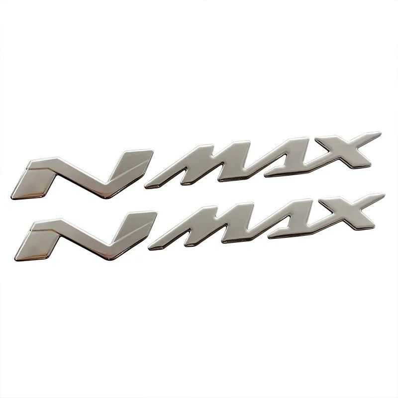 Motorcycle 3D Tank Emblem Stickers N-MAX Logo Decals Applique for Yamaha NMAX N MAX N-MAX 155 250 400 125 Waterproof