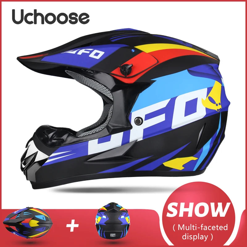 Motorcycle Helmet Shark Motocross Off-Road Helm Children Moto Bike Accessories ATV Capacete De Moto Ike Downhill AM DH