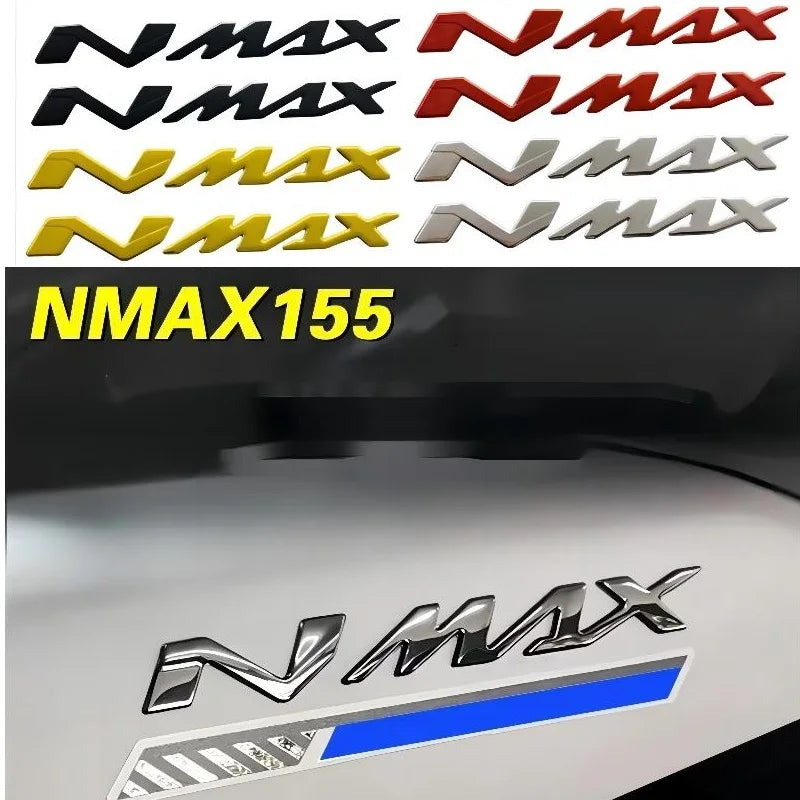 Motorcycle 3D Tank Emblem Stickers N-MAX Logo Decals Applique for Yamaha NMAX N MAX N-MAX 155 250 400 125 Waterproof