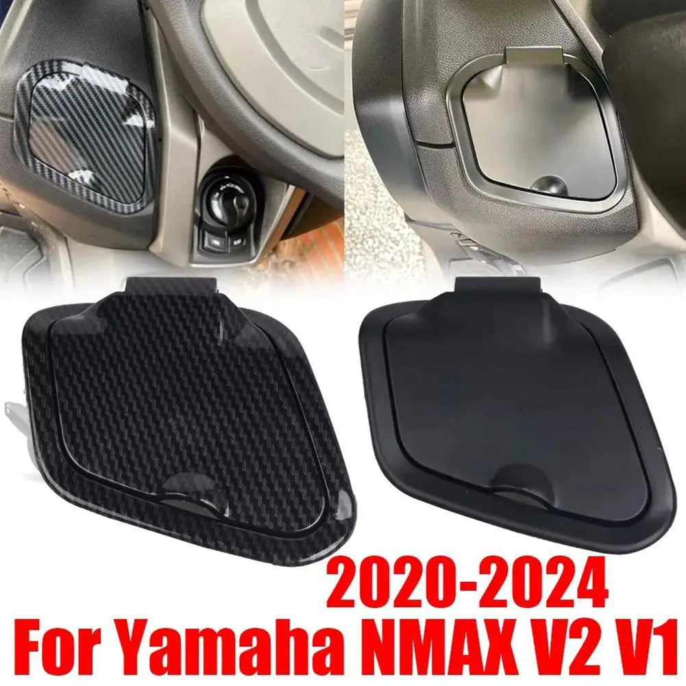 Motorcycle Side Pocket Cover Lid ABS Wear Resistant for Yamaha NMAX125 NMAX155 NMAX V1 V2 2020 - 2024 Accessories