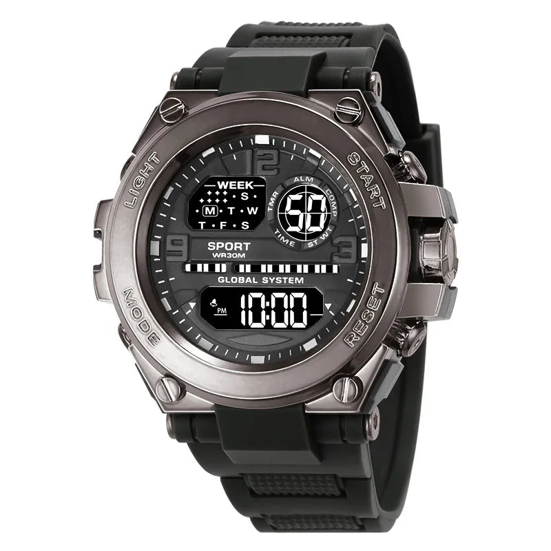 MAYZHISU Top Luxury Electronic Watch for Man Outdoor Men'S Sports Watches Stopwatch Waterproof Calendar Kids Digital Clock Gift