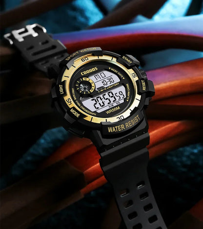 Fashion Sport LED Electronic Watches for Men Luxury Waterproof Luminous Military Watch Man Multifunction Colorful Digital Clock
