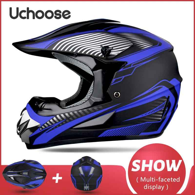 Motorcycle Helmet Shark Motocross Off-Road Helm Children Moto Bike Accessories ATV Capacete De Moto Ike Downhill AM DH